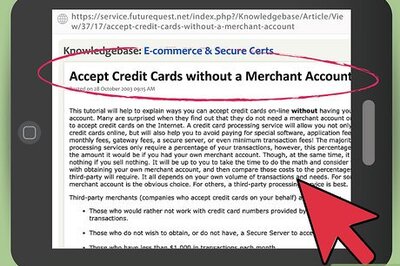 How to Accept Credit Cards Without a Merchant Account