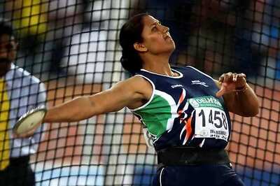 Poonia qualifies for discus final, Seema out