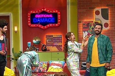 Rashami Desai, Rubina Dilaik Leave All In Splits As They Apply Makeup To Shivin Narang and Puneet J Pathak; Watch