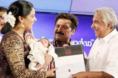 Swetha's daughter hogs limelight at State Film awards
