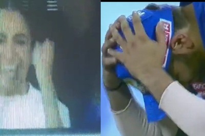 MI vs RCB: Anushka Celebrates, Rohit Sharma Fumes as Green Drops Karthik's Catch; Video Goes Viral