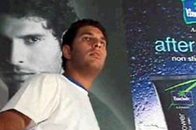 Yuvraj's hair raising experience