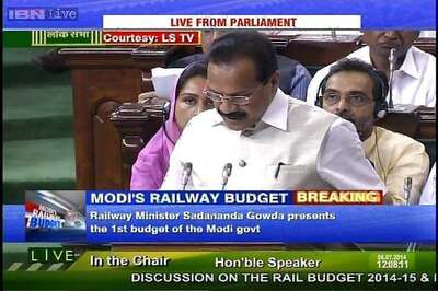 Hope my rail budget will meet expectations: Sadananda Gowda