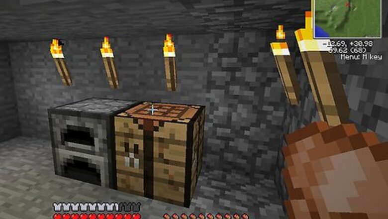 How to Explore/Mine in a Cave in Minecraft