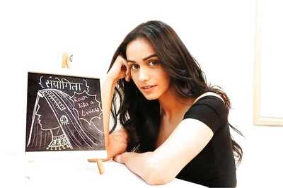 Manushi Chhillar Shows Off Doodling Skills By Sketching Her Character From Prithviraj