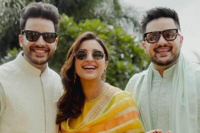 Parineeti Chopra With Brothers Shivang And Sahaj In Unseen Pic From Her Wedding