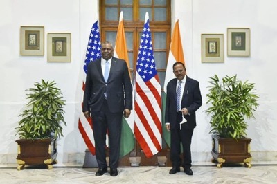 US Defence Secy Llyod Austin Meets NSA Ajit Doval