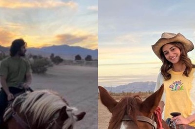 Ananya Panday and Vijay Deverakonda Go Horse Riding During Liger Shoot, See Pics