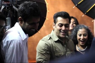 Snapshot: Salman Khan shoots for 'Being Human', shares photos on Twitter