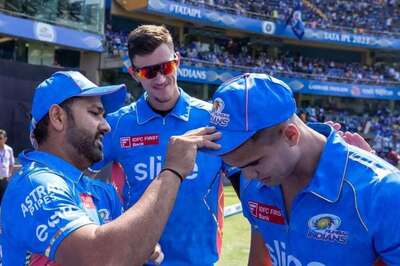 WATCH: Arjun Tendulkar Receives His Debut Cap from Mumbai Indians Captain Rohit Sharma