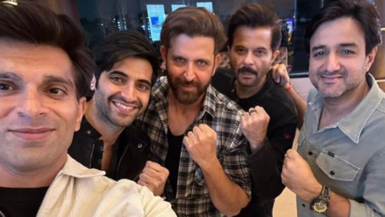 Hrithik Roshan Visits Theatre With Fighter Co-stars Anil Kapoor And Karan Singh Grover, Cheers Fans; Watch
