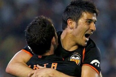 Villa double sees Valencia past Real Betis