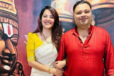 Actress Anasuya Bharadwaj Seeks Blessings At Tirumala's Sri Venkateswara Temple With Husband