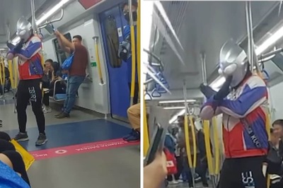 Watch: 'Ultraman' Spotted Grooving In Malaysia Metro, Internet Reacts