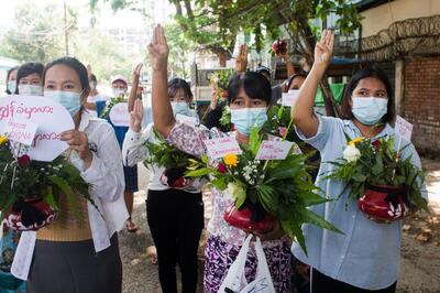 Opponents of Myanmar Coup Announce National Unity Government