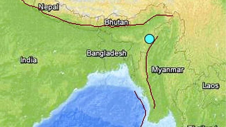 Quake jolts India-Myanmar border