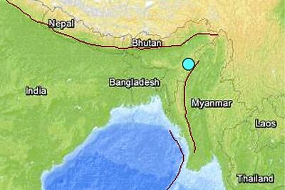 Quake jolts India-Myanmar border