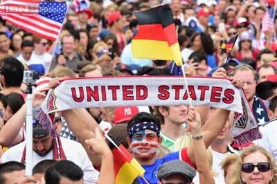 US outplayed Germany with 2-1 win