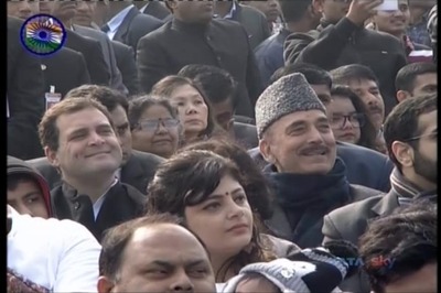 Rahul Gandhi Watches Republic Day Parade from Sixth Row, Congress Cries Foul