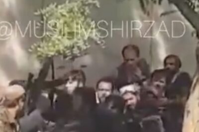 WATCH | Taliban Fire in the Air as Afghan Civilians Gather Outside Bank Amid Cash Crisis