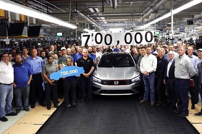 Volkswagen Rolls-Out 700,000th Passat From Chattanooga Plant in the U.S.