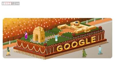 India's Republic Day: Google's tableau doodle joins the parade