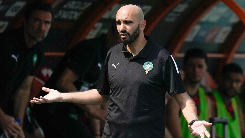 AFCON: Morocco Coach Walid Regragui to Take Charge Against South Africa After CAF Lifts Ban