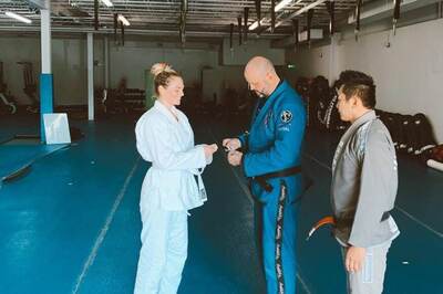 Kate Upton Gets First Stripe on Her Jiu-Jitsu White Belt