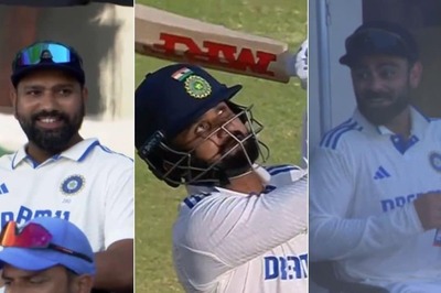 Akash Deep Hammers Back-to-Back Towering Sixes with Virat Kohli's Bat, Rohit Sharma Can’t Stop Smiling: WATCH