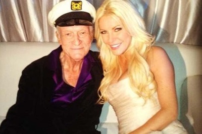 Playboy Hugh Hefner marries his 'runaway bride'