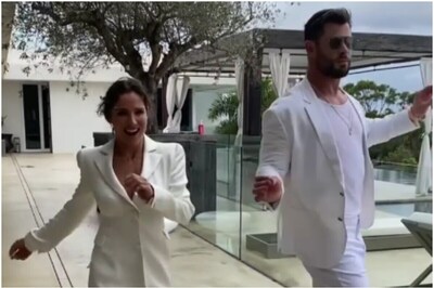 Watch: Chris Hemsworth, Elsa Pataky Show Off Their Dance Moves at Theme Party