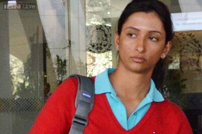 Snapshot: Deepika's sister Anisha reaches Mumbai for New Year celebrations