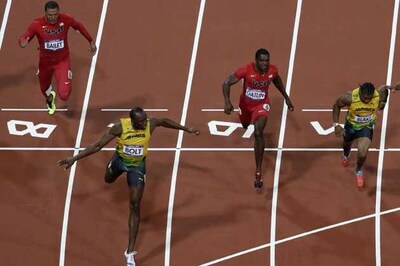 Usain Bolt defends Olympic gold in record time