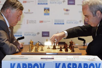 Kasparov leads Karpov 3-1 in chess rematch