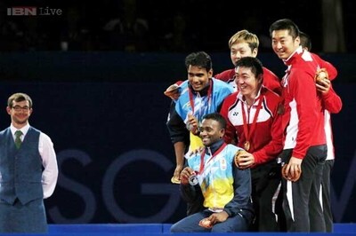 CWG 2014: Paddlers Sharath-Amalraj, discus thrower Seema Punia win silver medals for India on Day 9