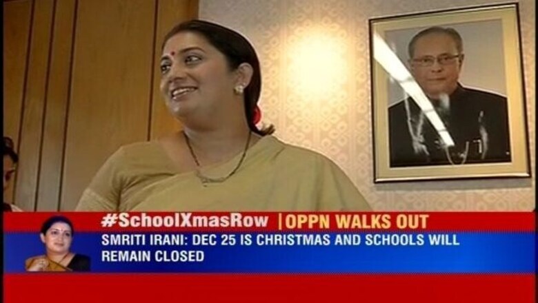 Opposition parties target Modi government over HRD circular on school to stay open on Christmas