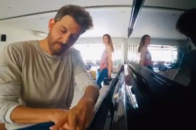 Hrithik Roshan Shows Off His Amazing Piano Skills; Ex-wife Sussanne Khan Videobombs Him