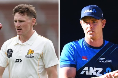 New Zealand Cricket Award All-Rounders Nathan Smith and Josh Clarkson Central Contracts