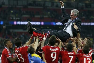 Bayern coach Heynckes enters record books after retirement