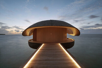 Whale-shaped Bar in The Maldives Wins International Design Award