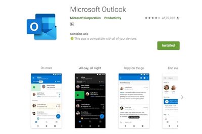 Microsoft Outlook Crosses 100 Million Downloads on Google Play Store