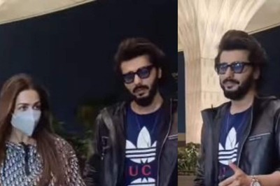 Arjun Kapoor-Malaika Arora Snapped At Airport As They Leave For Vacation Ahead of Former's Birthday