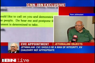 Ready to challenge KV Chowdary's appointment as CVC in Supreme Court, says Ram Jethmalani