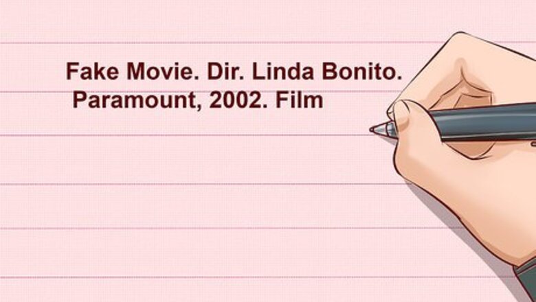 How to Write a Film Bibliography