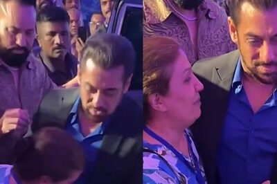 Salman Khan REACTS As Woman Kisses His Hand After Anand Pandit's Birthday Bash; Watch Viral Video