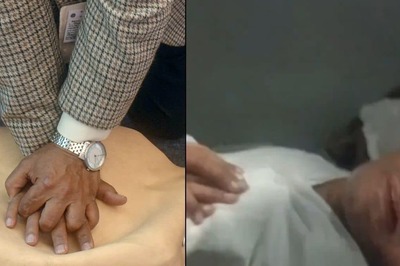 Senior Citizen Suffers Heart Attack On Train, Ticket Examiner's Timely CPR Revives Him | Video