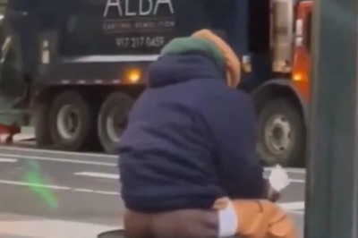 Shocking Video Shows Man Defecating In Trash Bin On Busy New York Street