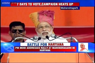 Assembly polls live: Modi hits campaign trail, addresses rally in Mahendragarh