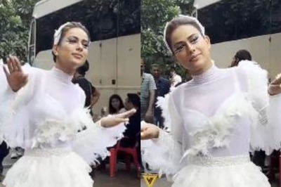 Jhalak Dikhhla Jaa 10: Nia Sharma Tries To Fly Like A Bird In Dress Made Of Feathers; Watch Video