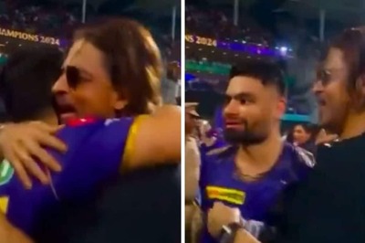 God's Plan Baby! SRK and Rinku Singh Share Warm Hug As KKR Thrash SRH to Win 3rd IPL Title